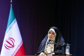 سخنرانی زهرا شیخی، سرپرست معاونت پژوهش و فناوری جهاددانشگاهی در نشست گردهمایی سالانه پژوهشگران و فناوران سازمان جهاددانشگاهی خراسان رضوی