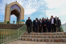 سفر محمد اسلامی رئیس سازمان انرژی اتمی _ شیروان