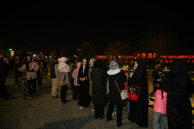 نورافشانی در آسمان اصفهان