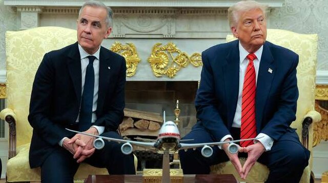 /عکس آرشیوی/ گفتوگوی کارنی با ترامپ درباره مناقشات بر سر پل آمریکا–کانادا