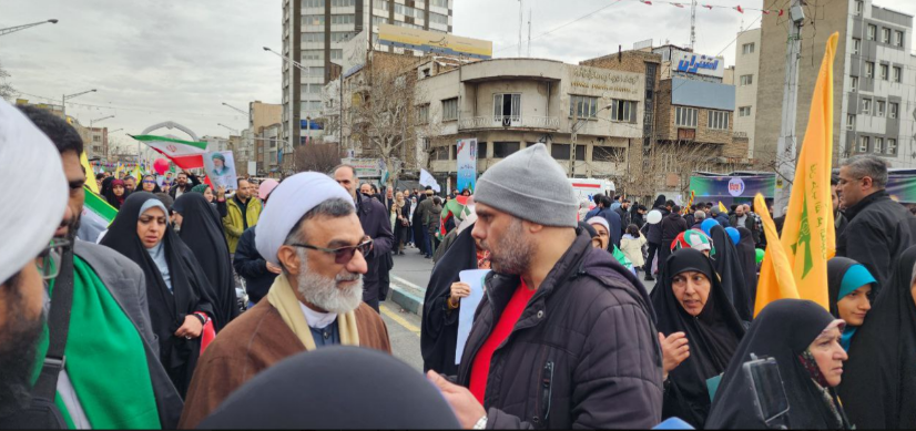 حضور شخصیت‌های مختلف در راهپیمایی ۲۲ بهمن در تهران
