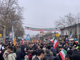 راهپیمایی باشکوه ۲۲ بهمن در گلستان برگزار شد