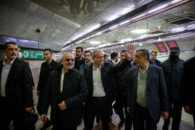 حضور مسعود پزشکیان، رییس جمهور در راهپیمایی ۲۲ بهمن