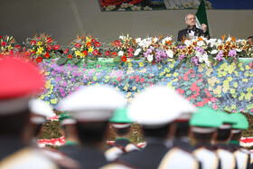 حضور مسعود پزشکیان، رییس جمهور در راهپیمایی ۲۲ بهمن