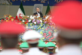 حضور مسعود پزشکیان، رییس جمهور در راهپیمایی ۲۲ بهمن