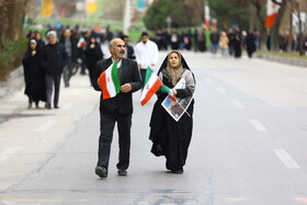 حضور همه‌ی اقشار جامعه در راهپیمایی ۲۲ بهمن ۱۴۰۴ در همدان
