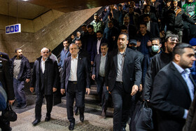 حضور مسعود پزشکیان، رییس جمهور در راهپیمایی ۲۲ بهمن