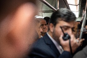 حضور مسعود پزشکیان، رییس جمهور در راهپیمایی ۲۲ بهمن