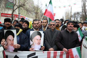 راهپیمایی 22 بهمن در اردبیل