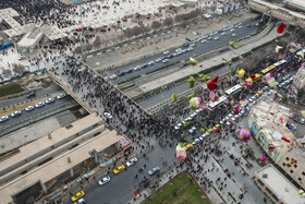 گلباران راهپیمایان ۲۲ بهمن ۱۴۰۴ - قم