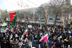 راهپیمایی 22 بهمن در اردبیل