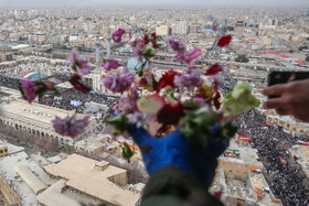 گلباران راهپیمایان ۲۲ بهمن ۱۴۰۴ - قم
