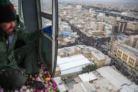 گلباران راهپیمایان ۲۲ بهمن ۱۴۰۴ - قم