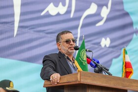 سخنرانی سردار علی محمد نایینی در مراسم راهپیمایی ۲۲ بهمن ۱۴۰۴در بجنورد 