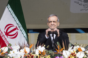 سخنرانی مسعود پزشکیان، رییس جمهور در راهپیمایی ۲۲ بهمن