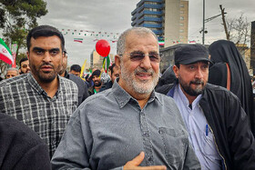 محمد پاکپور در راهپیمایی ۲۲ بهمن