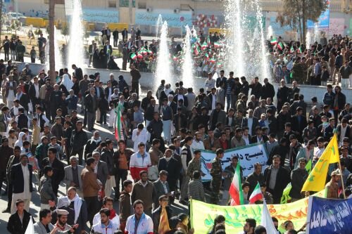 آغاز راهپیمایی ۲۲ بهمن در ۶۱ نقطه سیستان و بلوچستان