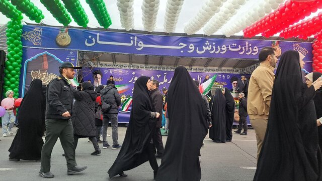 گزارش ایسنا از حضور جامعه ورزش در راهپیمایی ۲۲ بهمن