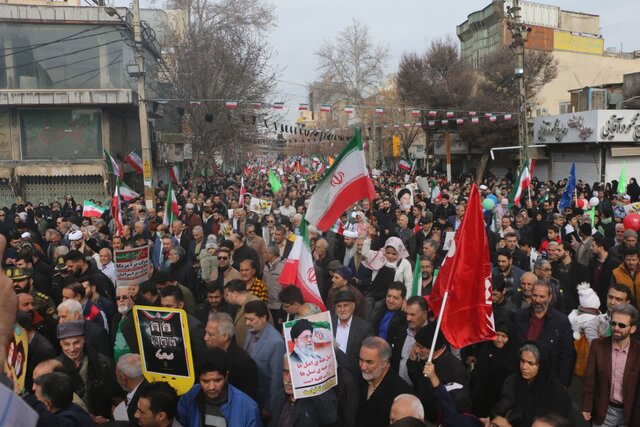 حماسه حضور مردم جنوب‌شرق استان تهران در راهپیمایی یوم‌الله ۲۲ بهمن