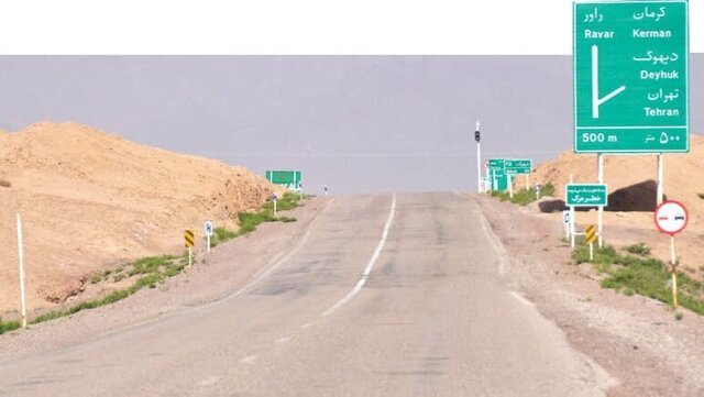 ۸ کیلومتر از چهار خط محور کرمان–دیهوک به زودی افتتاح می‌شود