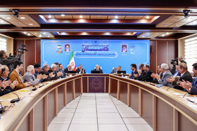 جلسه بررسی پیشرفت نظام ارجاع خدمات پزشکی در سفر رییس جمهور به استان گلستان