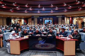 نشست نهضت توسعه عدالت اموزشی با مشارکت مردم در سفر رییس جمهور به استان گلستان