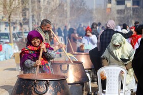 جشنواره سمنوپزان در بجنورد