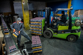 تولیدات بسته بندی شده به واحد انبارداری منتقل میشوند تا در پالت های مربوطه به انبار منتقل شوند