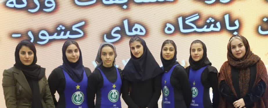 دختران پاس همدان پدیده لیگ برتر وزنهبرداری کشور شدند
