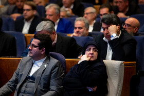 فاطمه مهاجرانی، سخنگوی دولت در همایش بین‌المللی فرصت‌های سرمایه‌گذاری راهگذرهای ریلی و جاده‌ای