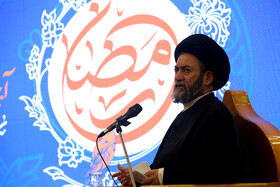 سخنرانی آیت‌الله سیدحسن عاملی نماینده ولی‌فقیه در استان و امام‌جمعه اردبیل در آئین استقبال از ماه مبارک رمضان در مهدیه اردبیل