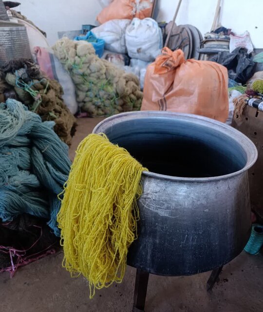 احیای رشته رنگرزی سنتی در همدان