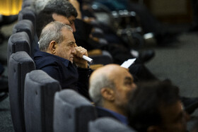 مسعود پزشکیان، رئیس جمهور در اختتامیه شانزدهمین جشنواره بین‌المللی فارابی