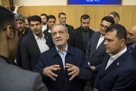 مسعود پزشکیان، رئیس جمهور در اختتامیه شانزدهمین جشنواره بین‌المللی فارابی