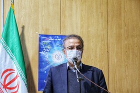 دکتر حمزه امرایی معاون سیاسی امنیتی استاندار همدان در مراسم تودیع و معارفه رئیس جهاد دانشگاهی همدان 