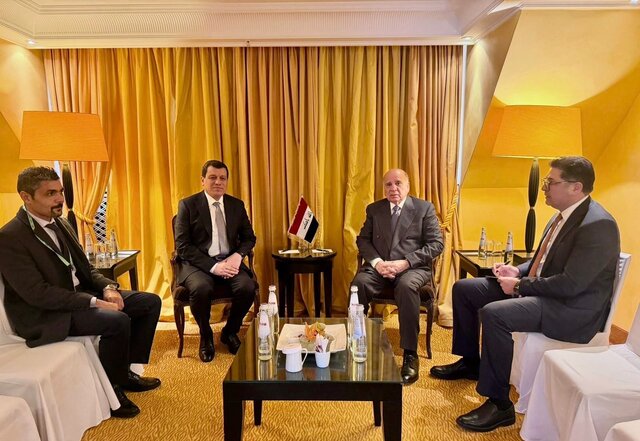 دیدار وزیر خارجه عراق و فرمانده نیروهای دموکراتیک سوریه در مونیخ