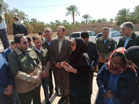 بازدید معاون وزیر جهاد کشاورزی از قنوات ثبت جهانیِ بم 