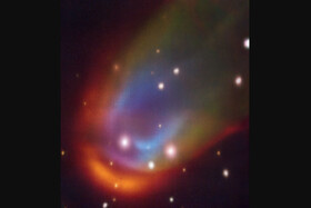 شوک‌های ناشناخته در اطراف یک ستاره کوتوله سفید