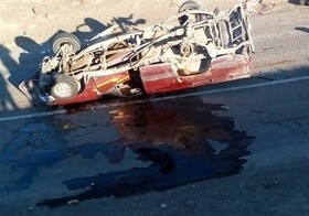 برخورد ۲ وانت در سراوان ۴ کشته و ۲۱ مصدوم بر جا گذاشت