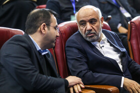 احمد میدری،  وزیر تعاون، کار و رفاه اجتماعی در همایش ملی وفاق برای ایران ماهر 