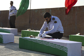 ورود پیکر پاک ۸۵ شهید دوران دفاع مقدس از طریق مرز آبی اروند به کشور
