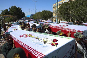 ورود پیکر پاک ۸۵ شهید دوران دفاع مقدس از طریق مرز آبی اروند به کشور