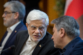 محمدرضا عارف، معاون اول رئیس جمهور در اختتامیه جشنواره بین‌المللی خوارزمی