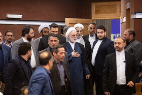 دیدار حجت‌الاسلام والمسلمین غلامحسین محسنی اژه‌ای با کارکنان دستگاه قضایی اصفهان