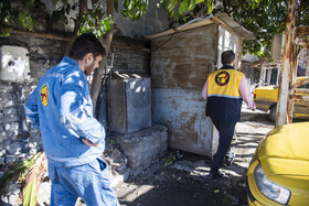 بازدید و شناسایی تابلوهای تبلیغاتی با برق غیر مجاز در ساری