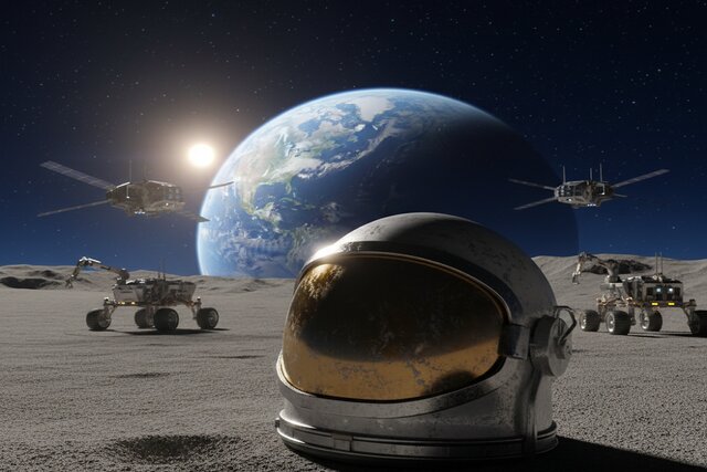 ساخته شده توسط هوش مصنوعی شاید وقت خداحافظی با فضانوردان فرا رسیده