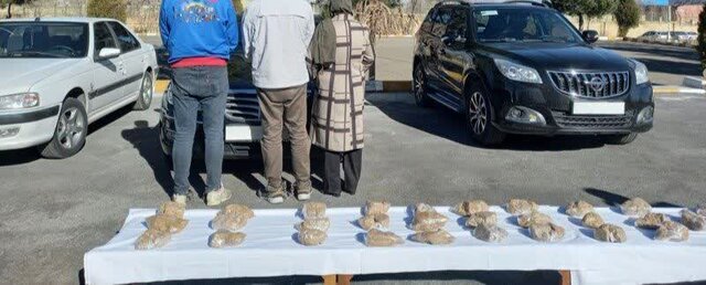 دستگیری ۳ سوداگر مرگ با کشف بیش از ۲۱ کیلوگرم هروئین در محور اهر–مشگین‌شهر