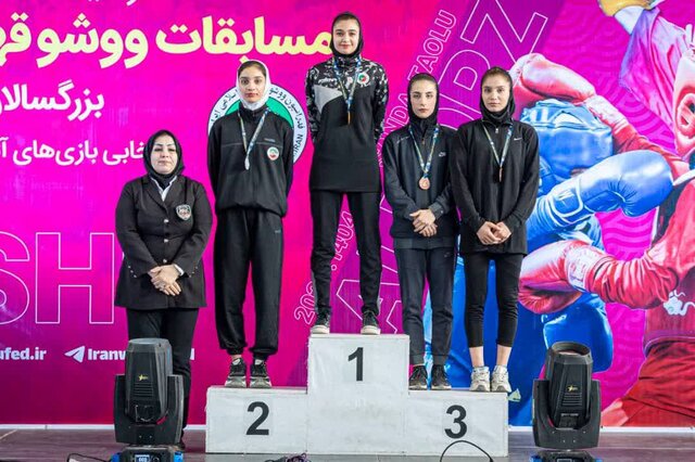 دختر ووشوکار خوزستانی در انتخابی تیم‌ملی صاحب مدال نقره‌ شد