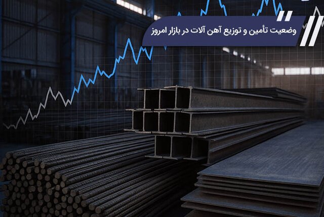 وضعیت تأمین و توزیع آهن آلات در بازار امروز