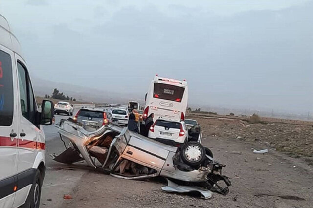 عکس: آرشیو هشدار پلیس راه گلستان نسبت به تصادفات «رخبهرخ» در جادههای دوطرفه
